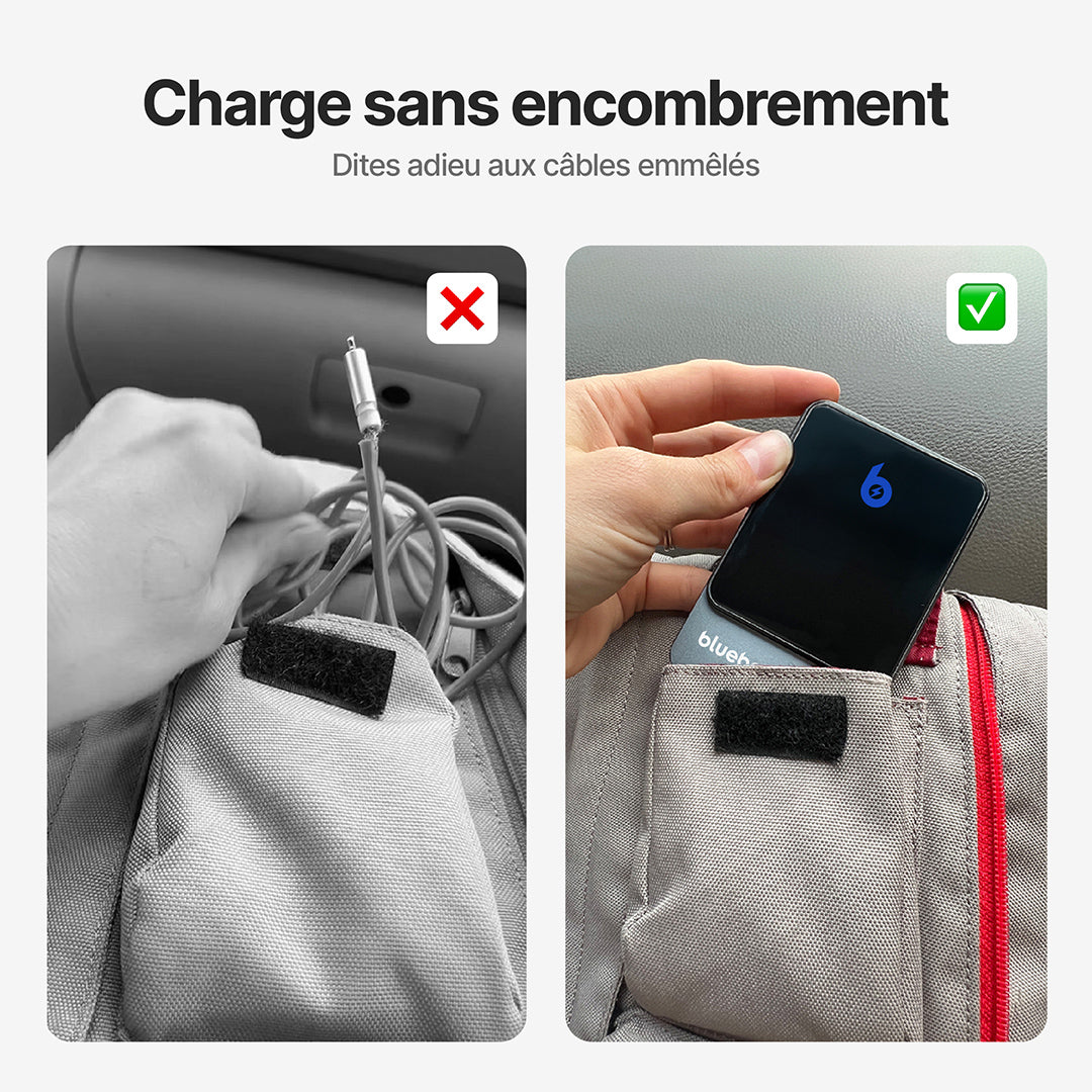Batterie Externe Ultra Fine 20W Avec Charge Sans Fil Magnétique