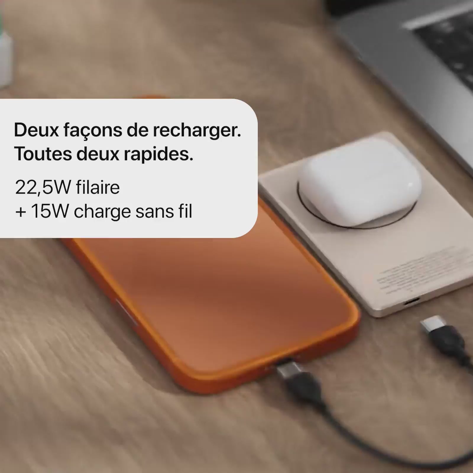 Batterie Externe Q2 Ultra-Fine 22,5 W avec Écran