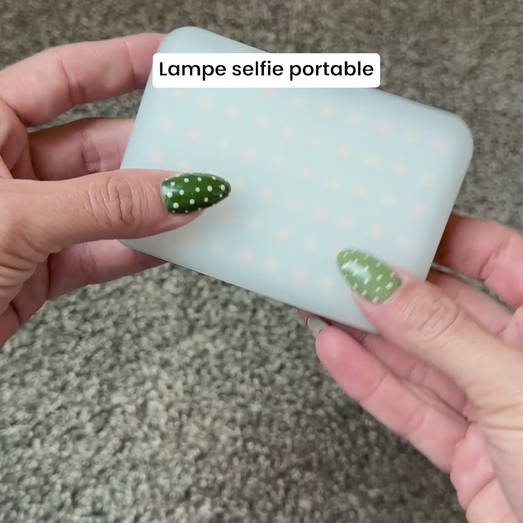 Lampe Selfie Portable avec 7 Modes de Luminosité