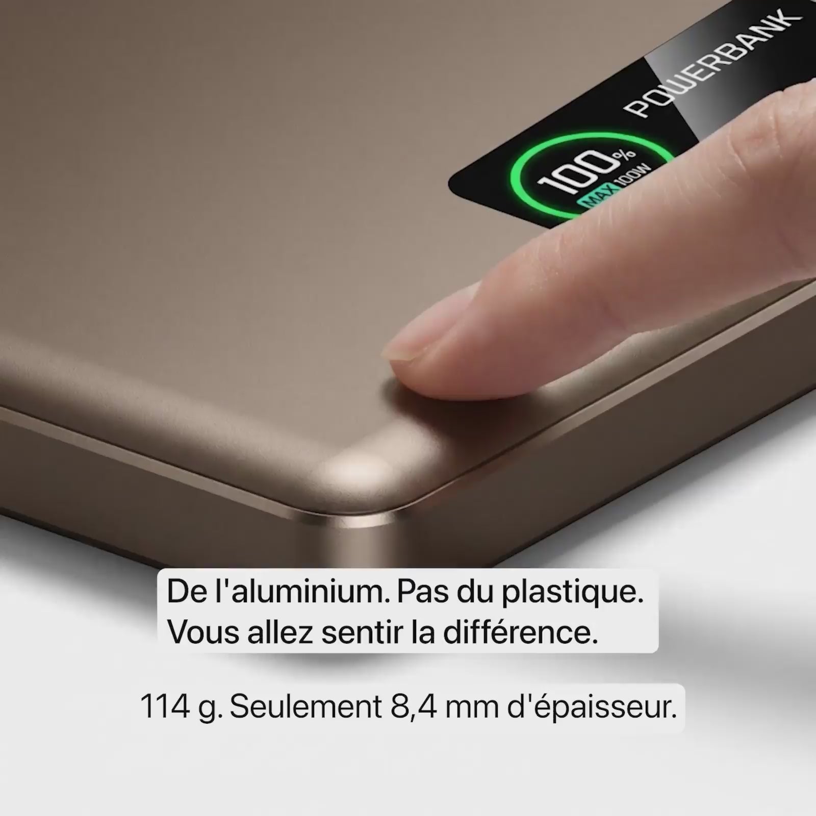 Batterie Externe Q2 Ultra-Fine 22,5 W avec Écran