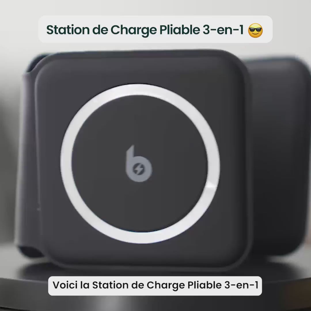 Station de Charge 3 en 1 Pliable