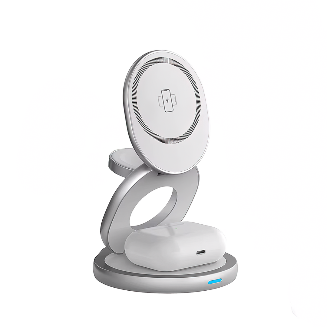 Chargeur Sans Fil Magnétique FlexCharge 3-en-1